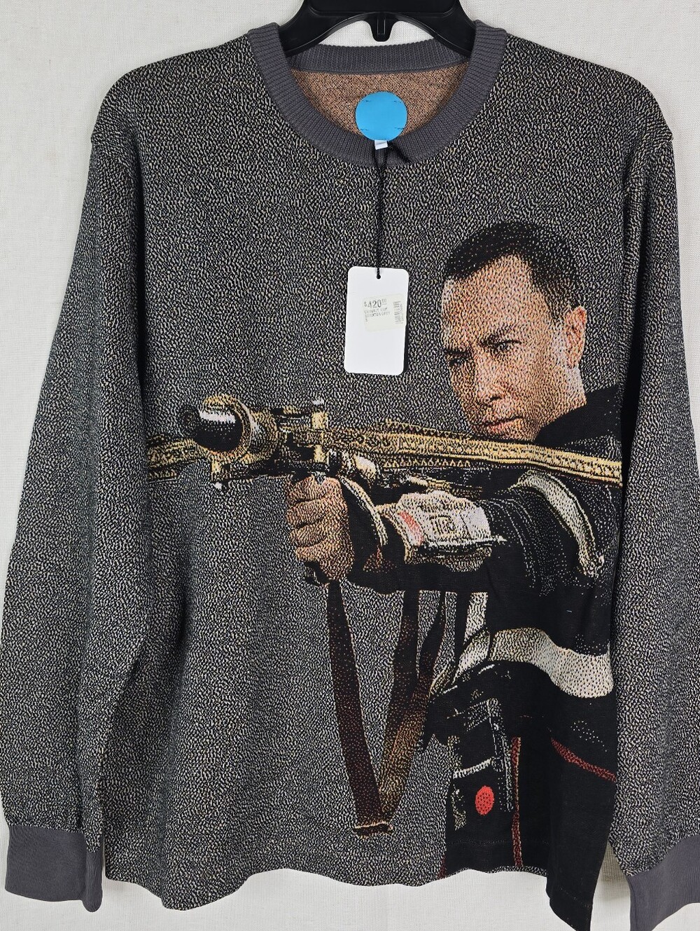 Store Dot Mens Small $420 Star Wars Chirrut Jedi Longsleeve Sweater